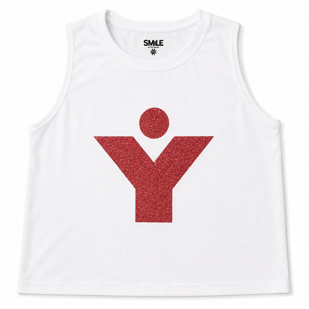 CAMISETA STUDYO SIN MANGAS ROJA
